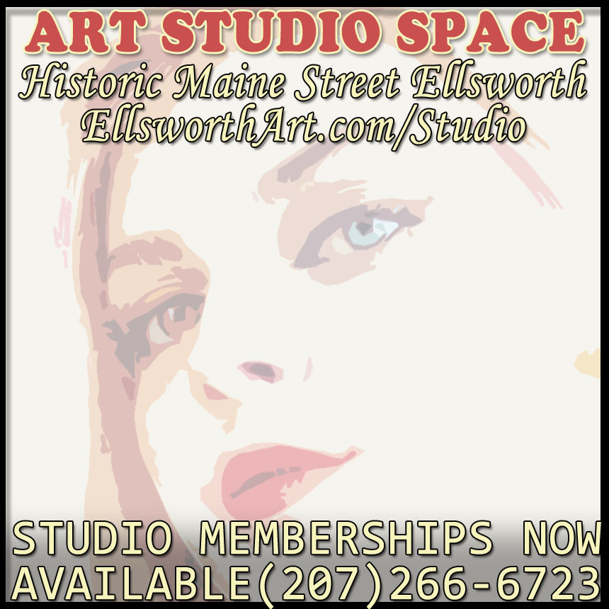 Art Studio Space Ellsworth Maine